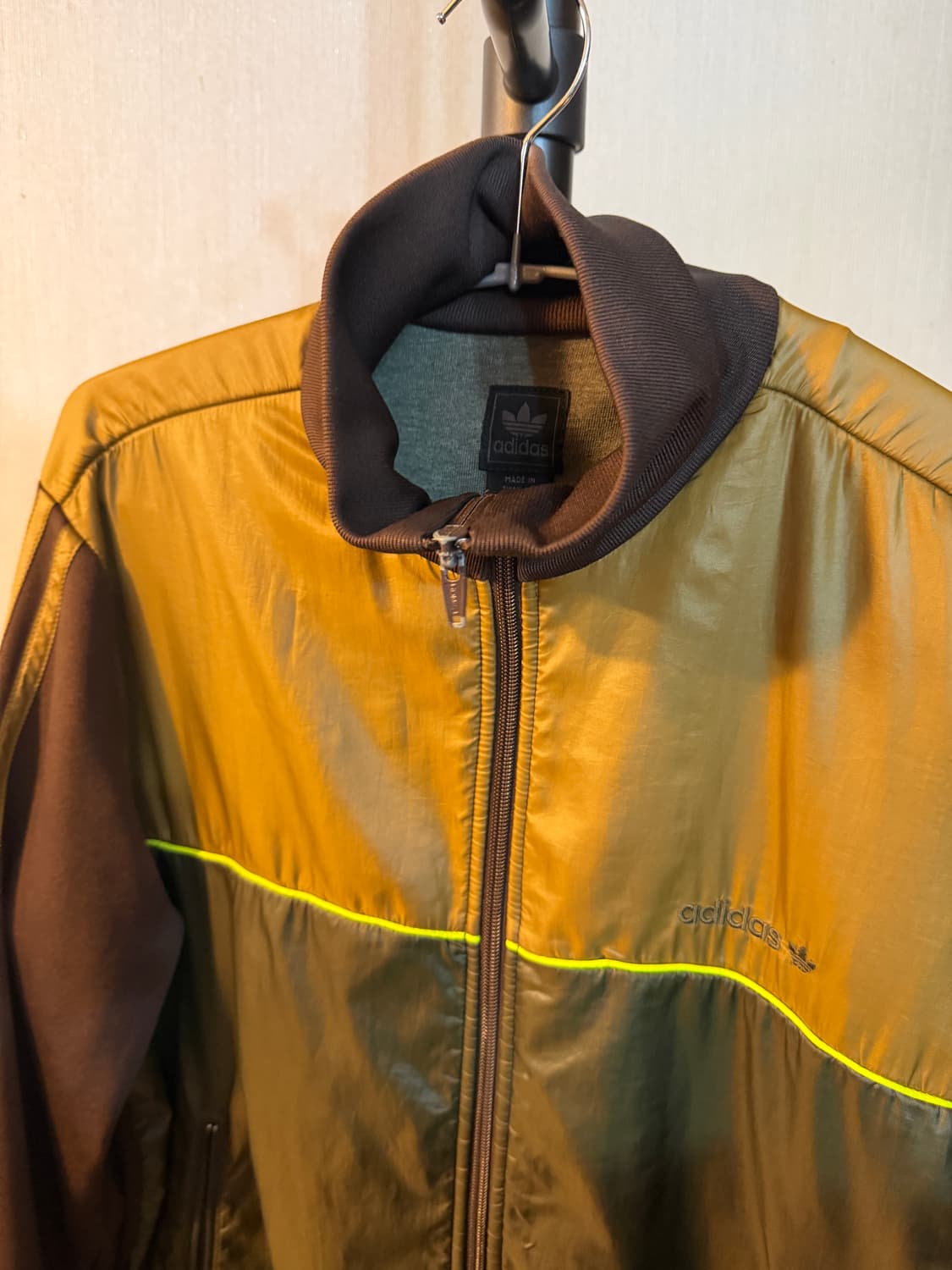 아디다스 y2k 초코브라운 저지 상품이미지3