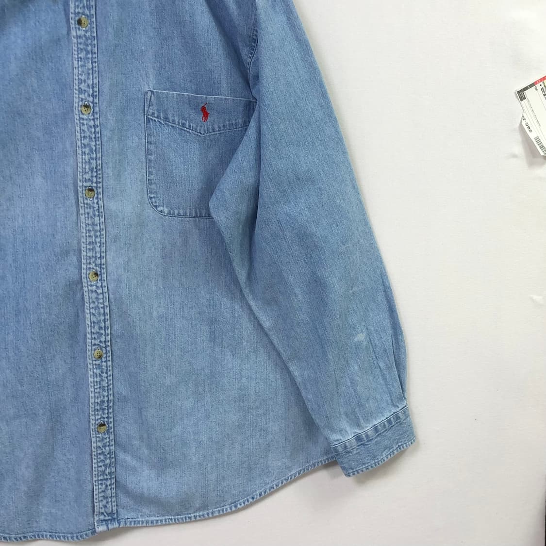 Xxl 폴로 데님 셔츠 상품이미지4