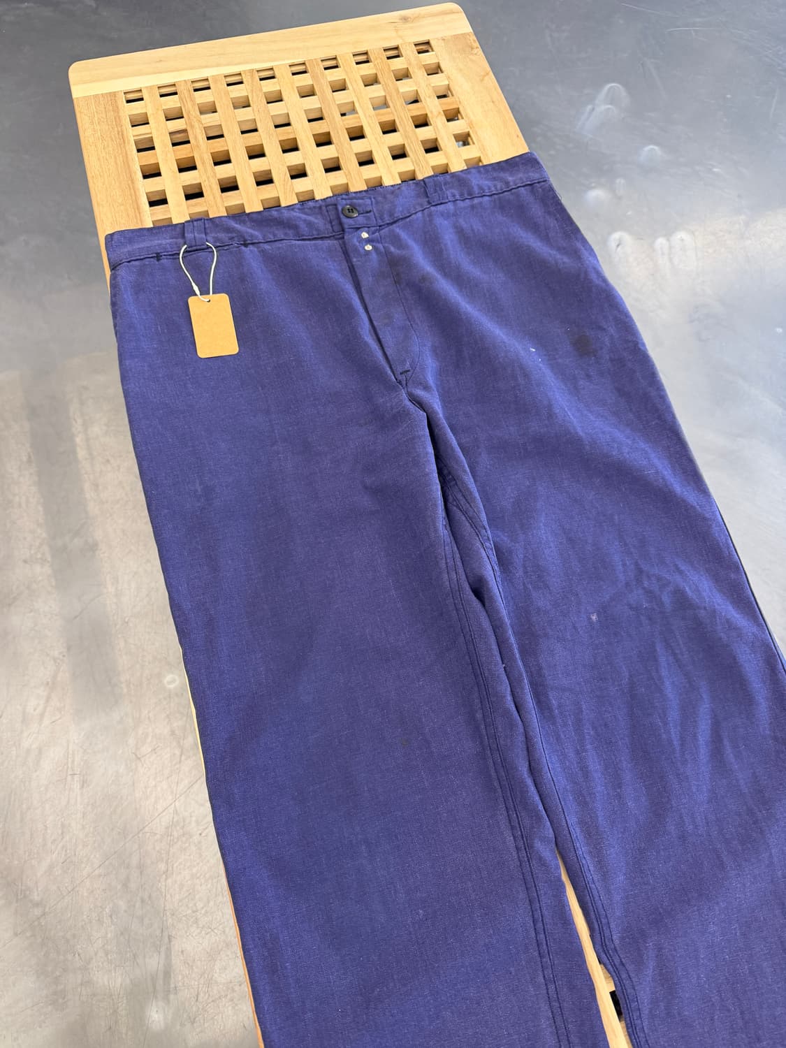 WASHED OLD VINTAGE PURPLE NAVY 프렌치워크팬츠 상품이미지5