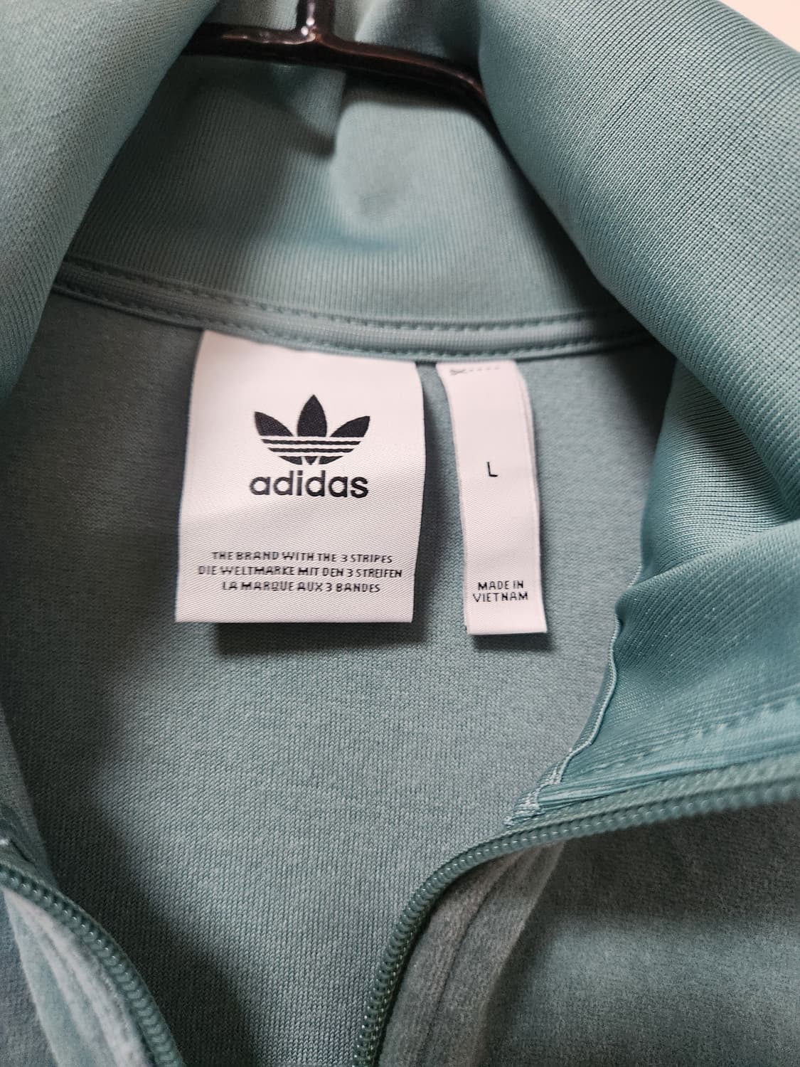 (새상품)아디다스 민트 코지 벨벳 져지 L 상품이미지2