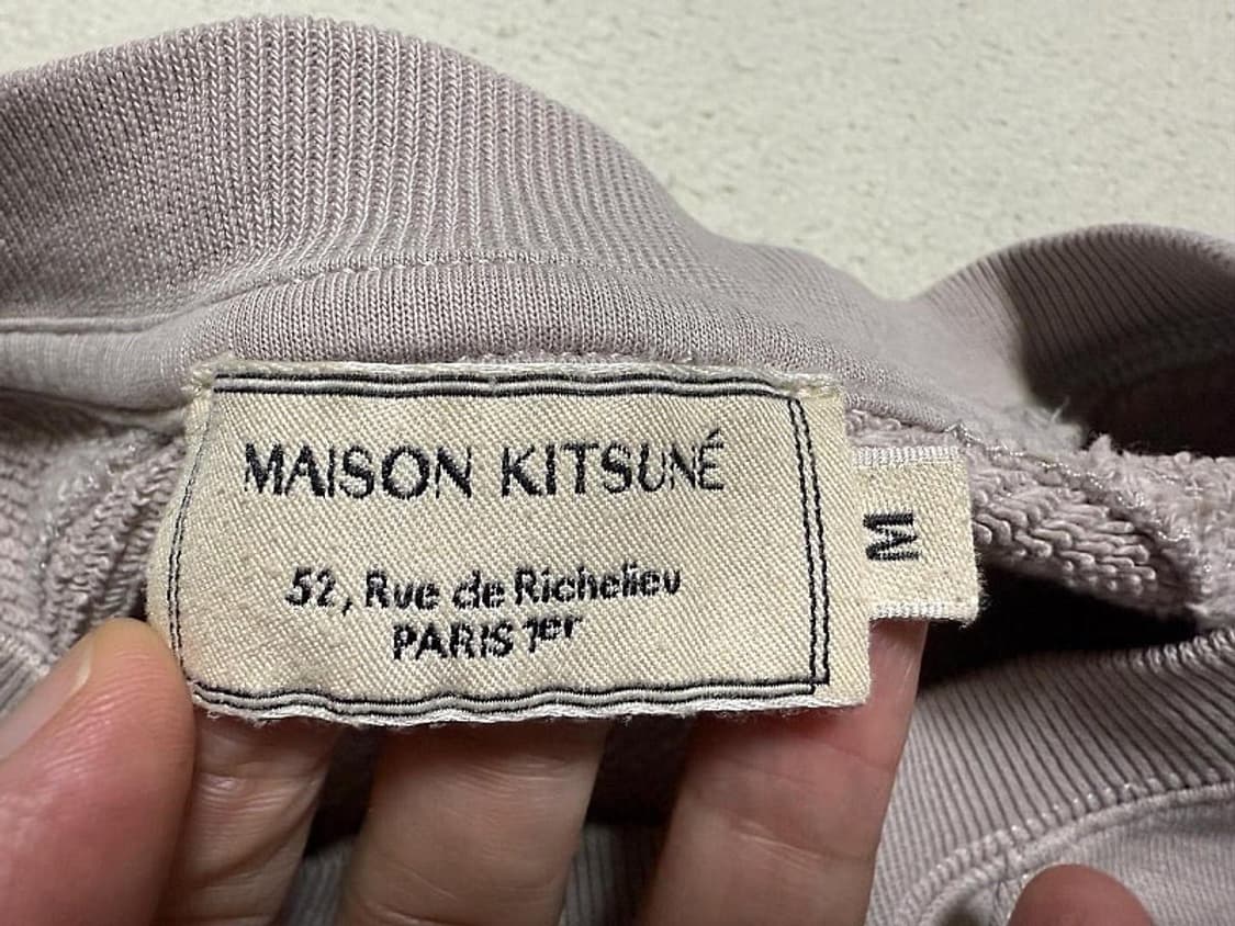 메종키츠네 맨투맨 티셔츠 남성용 100사이즈 상품이미지3