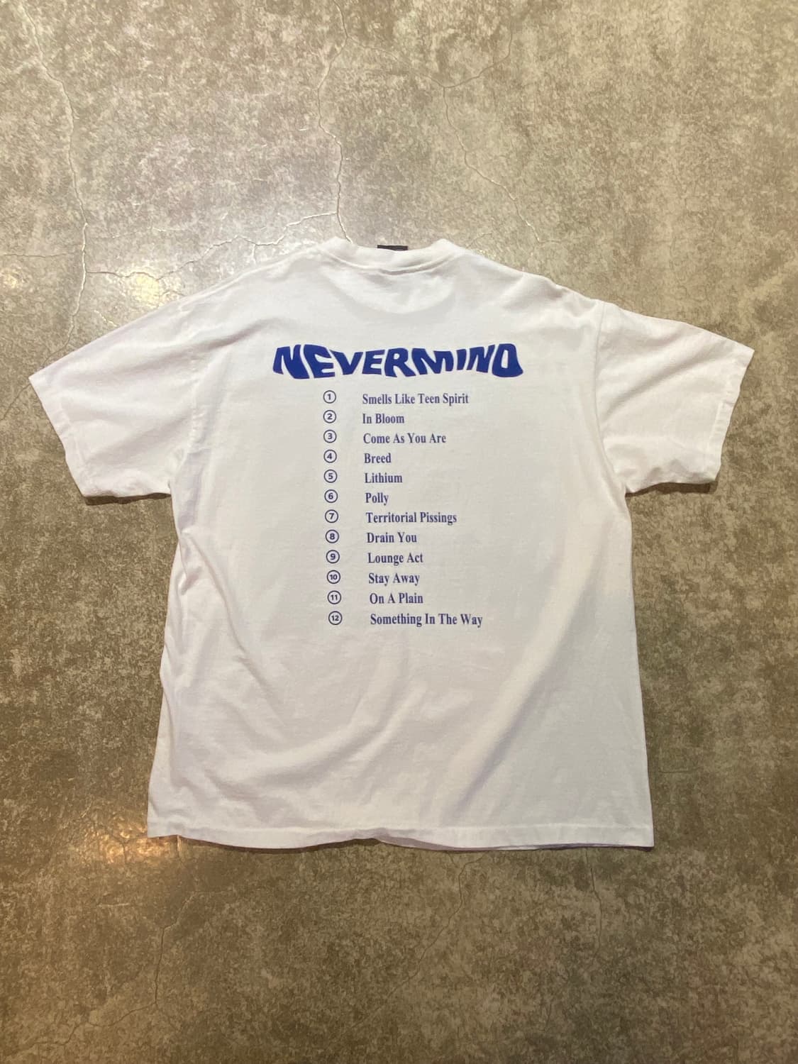 빈티지 너바나 네버마인드 반팔티 상품이미지4