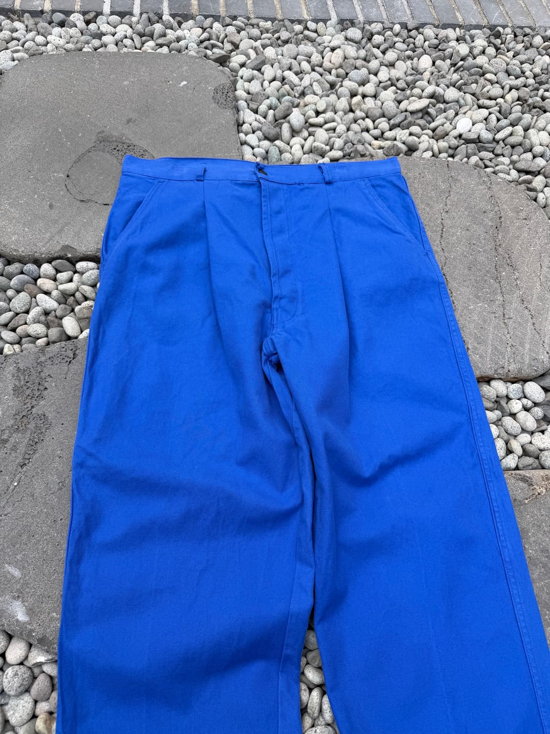 1980s LMA WASHED BLUE WIDE 프렌치워크 와이드팬츠 상품이미지5