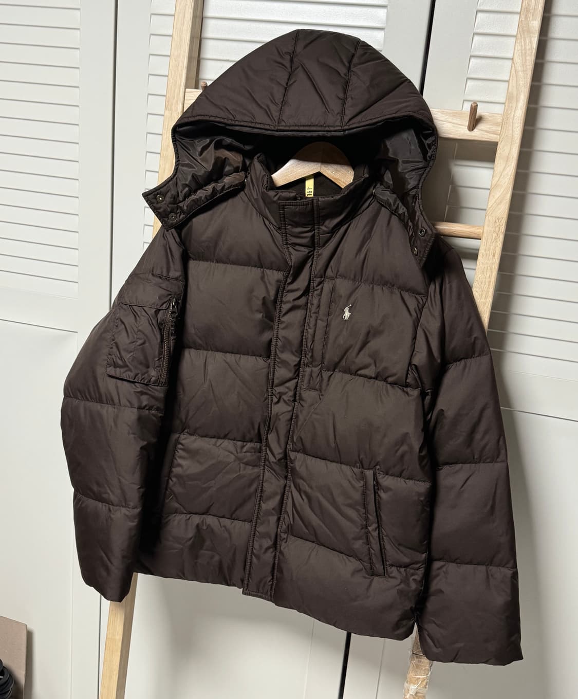 폴로 랄프로렌 브라운 패딩 항공 자켓 상품이미지2