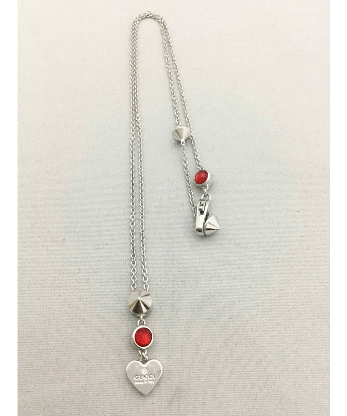 Gucci red heart 925silver necklace 상품이미지2