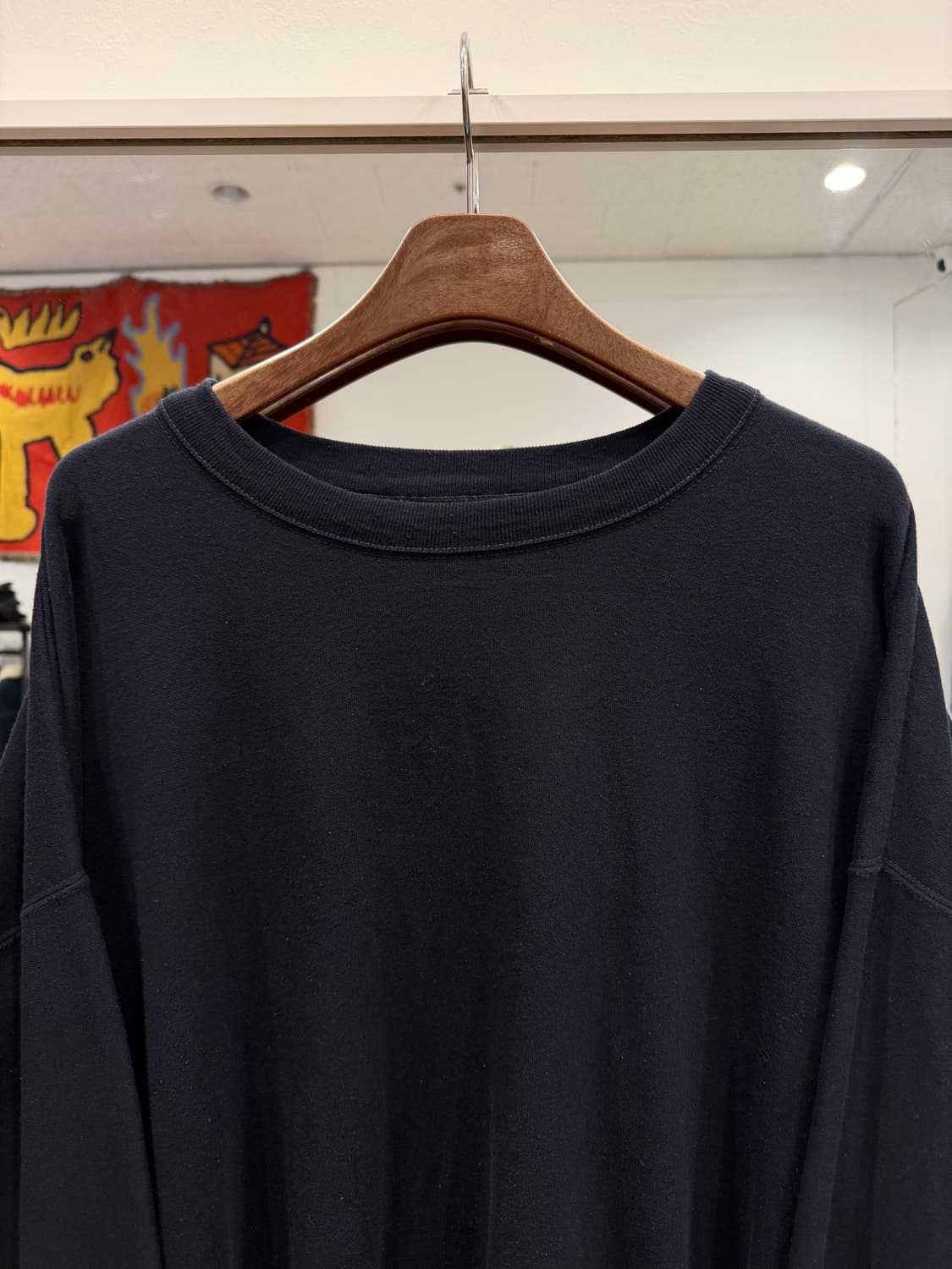 90s Carlton 빈티지 플레인 스웻 셔츠 (made in USA) 상품이미지3