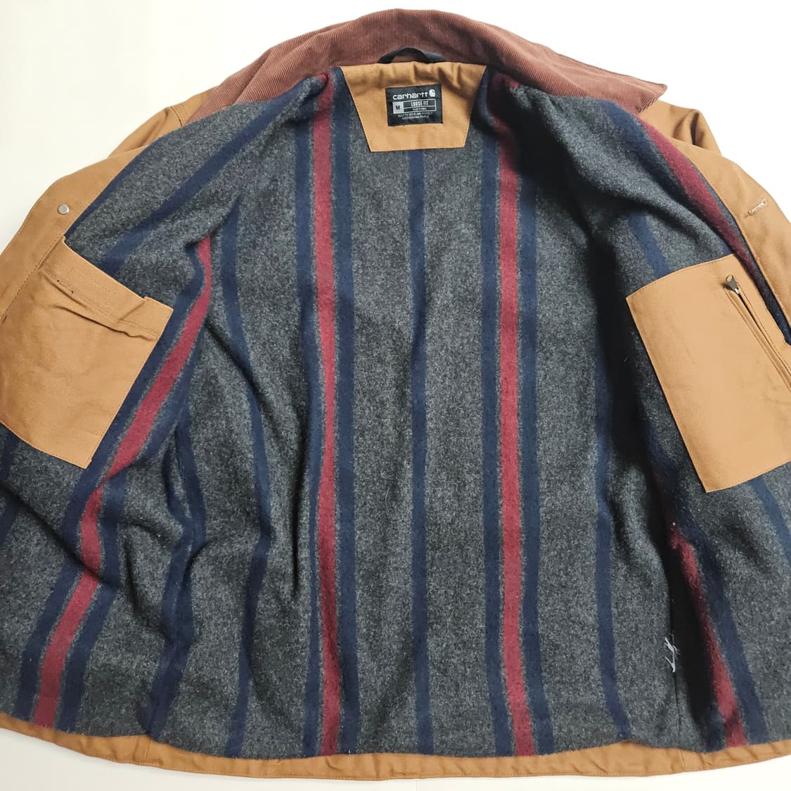 (무료배송) 칼하트 초어자켓 루즈핏 브라운 / M사이즈 상품이미지3