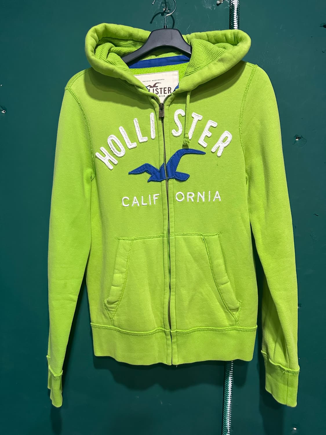 홀리스터 후드집업 라임S 상품이미지1