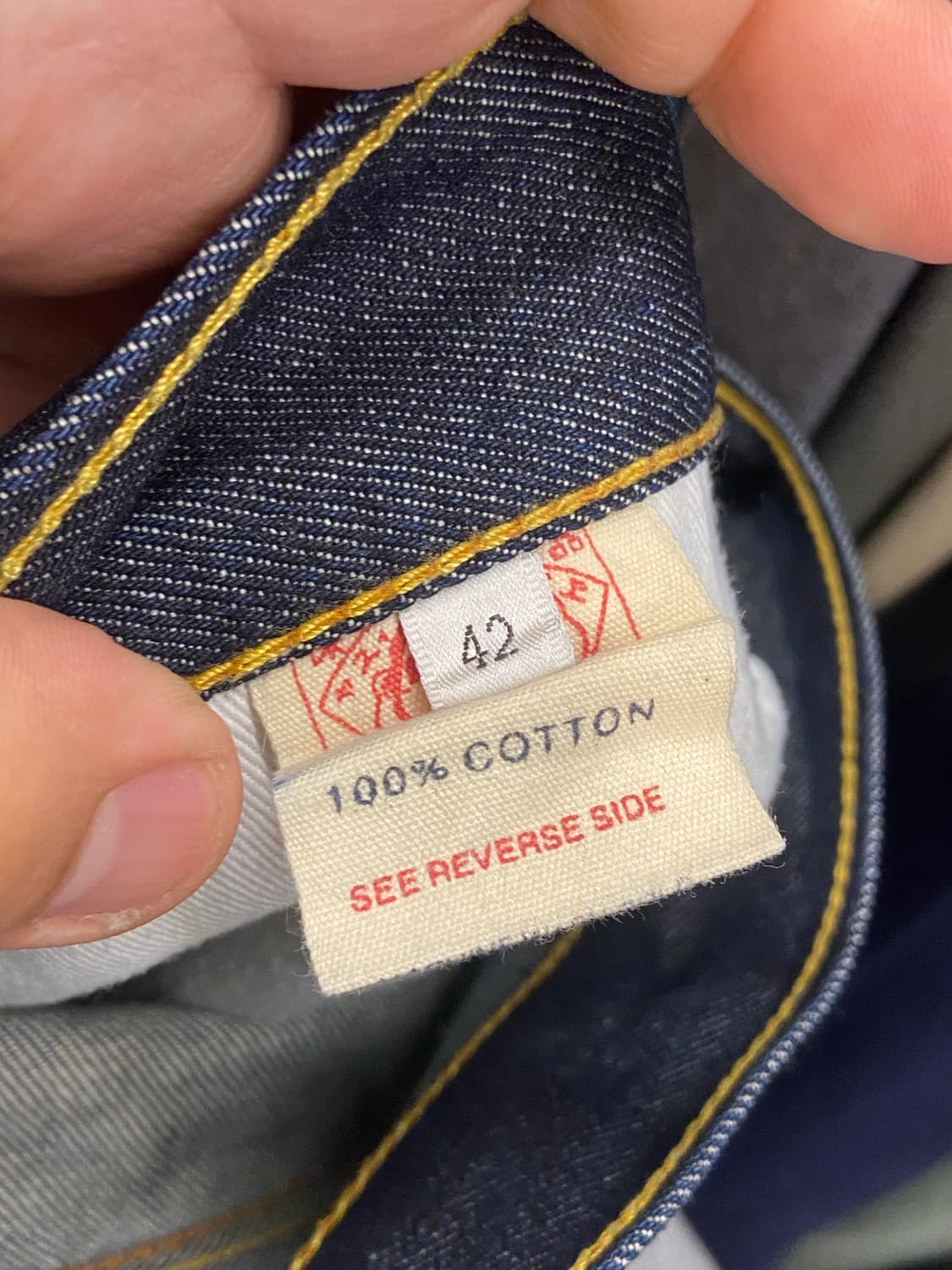 42) Evisu Regular Fit Selvedge Jeans 상품이미지6