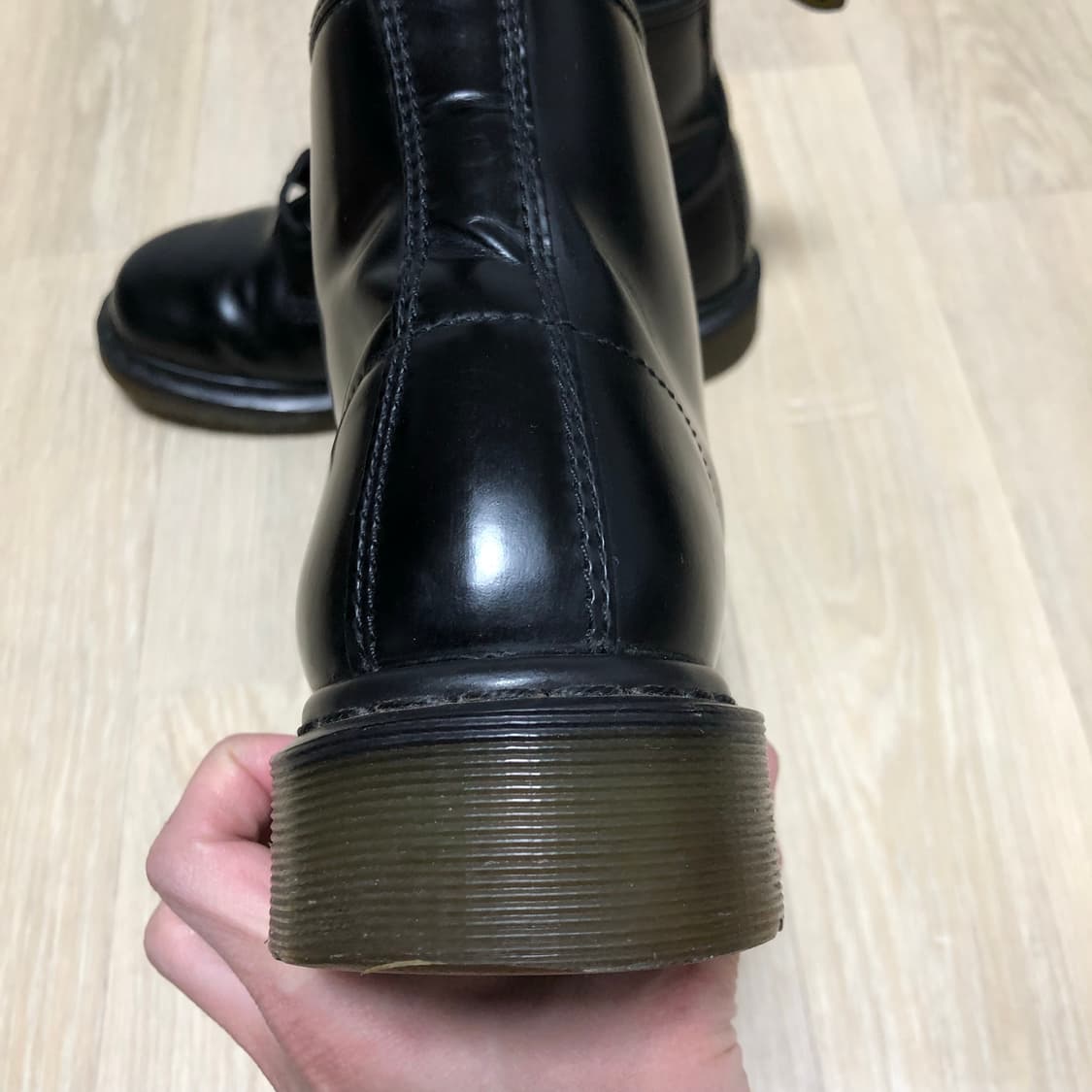 (250) 닥터마틴 Dr.martens 101 6홀 블랙 스무스 부츠 상품이미지3