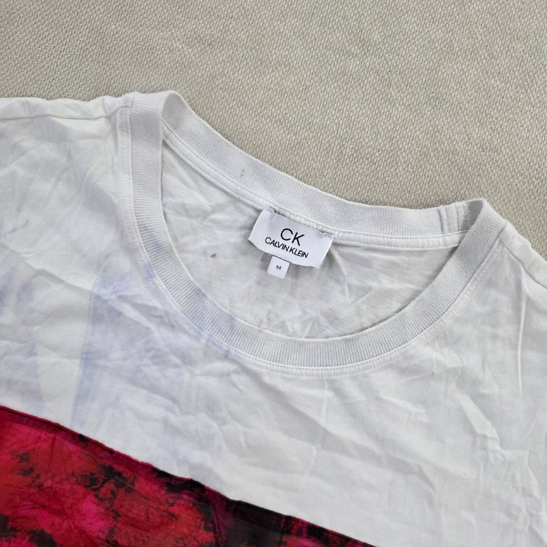 [M] 캘빈클라인 그래픽 반팔티 0220J 상품이미지2