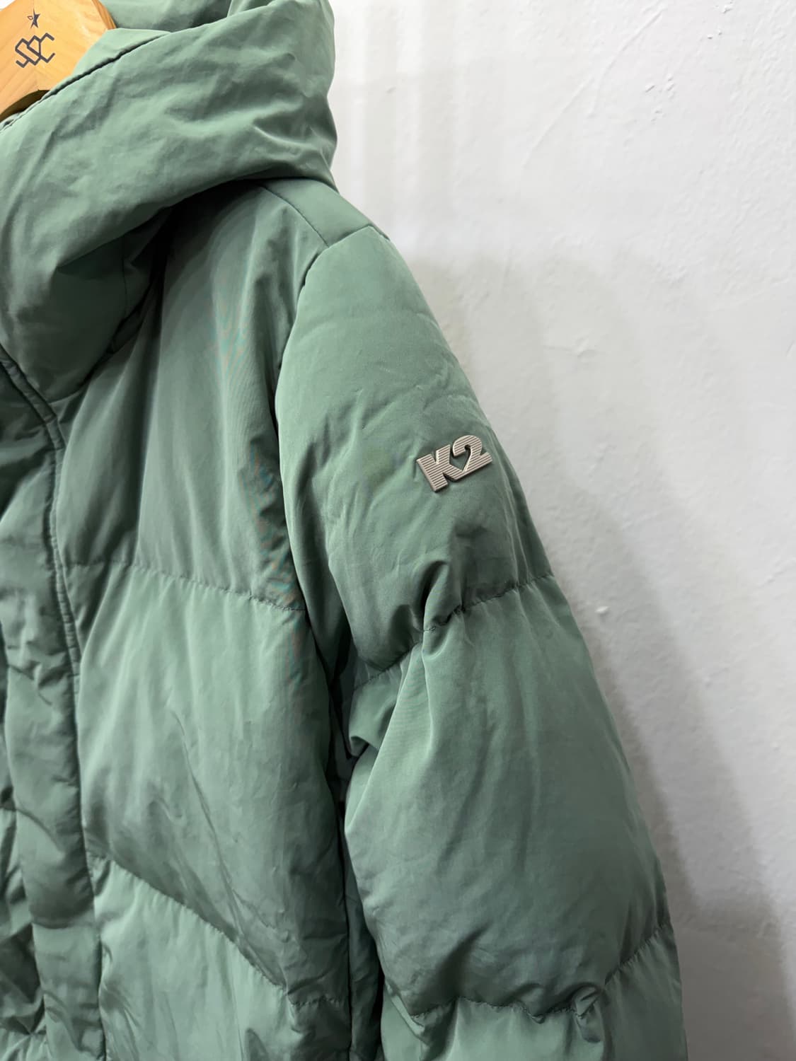 정품) K2 여성 구스 롱패딩 90 상품이미지4