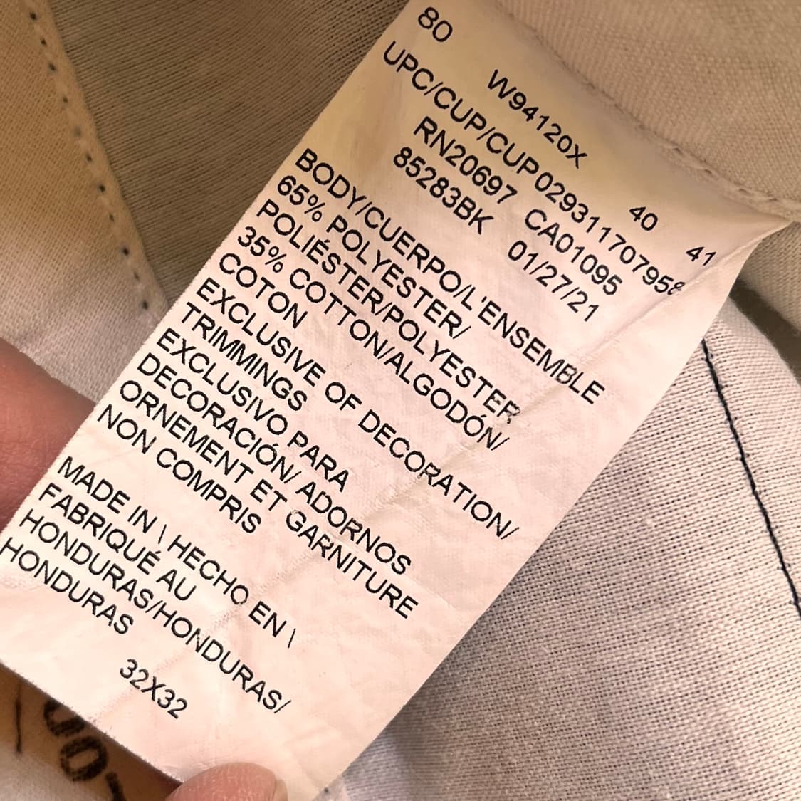 디키즈 더블니 루즈핏 코튼팬츠 32X32 상품이미지5