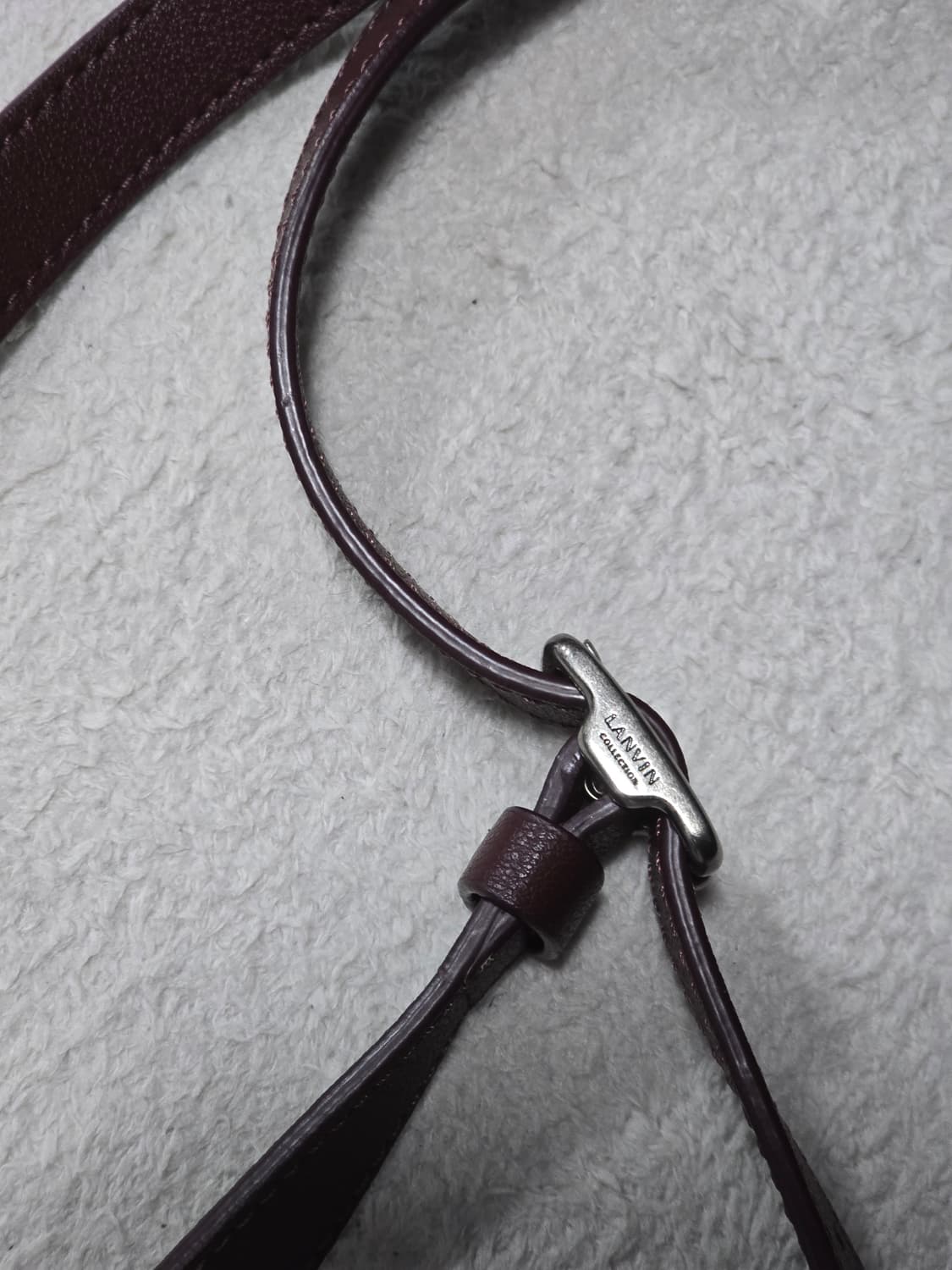 Lanvin collection 21FW 랑방 컬렉션 레더 복조리백 상품이미지9