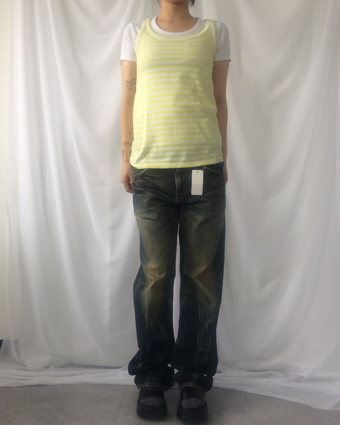 Lettering printing t shirt 상품이미지6