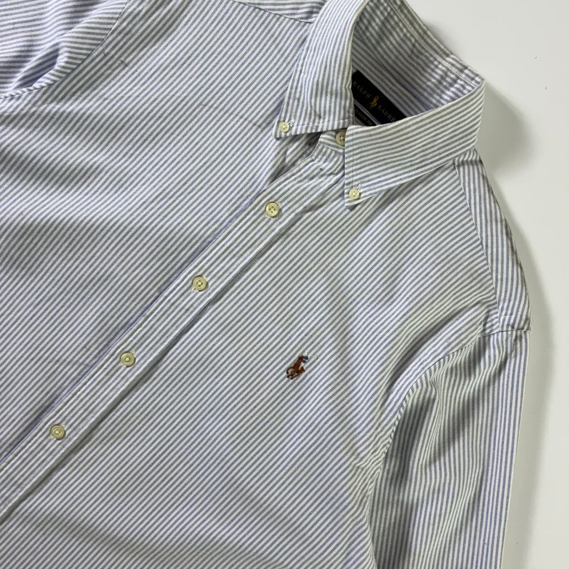 Polo  폴로 랄프로렌 신형 자수 코튼  스트라이프 셔츠  상품이미지3