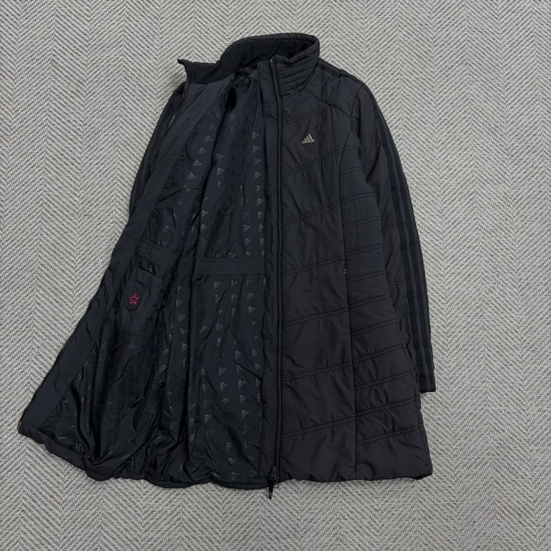 아디다스 삼선 슬림핏 롱패딩 v1681 상품이미지5