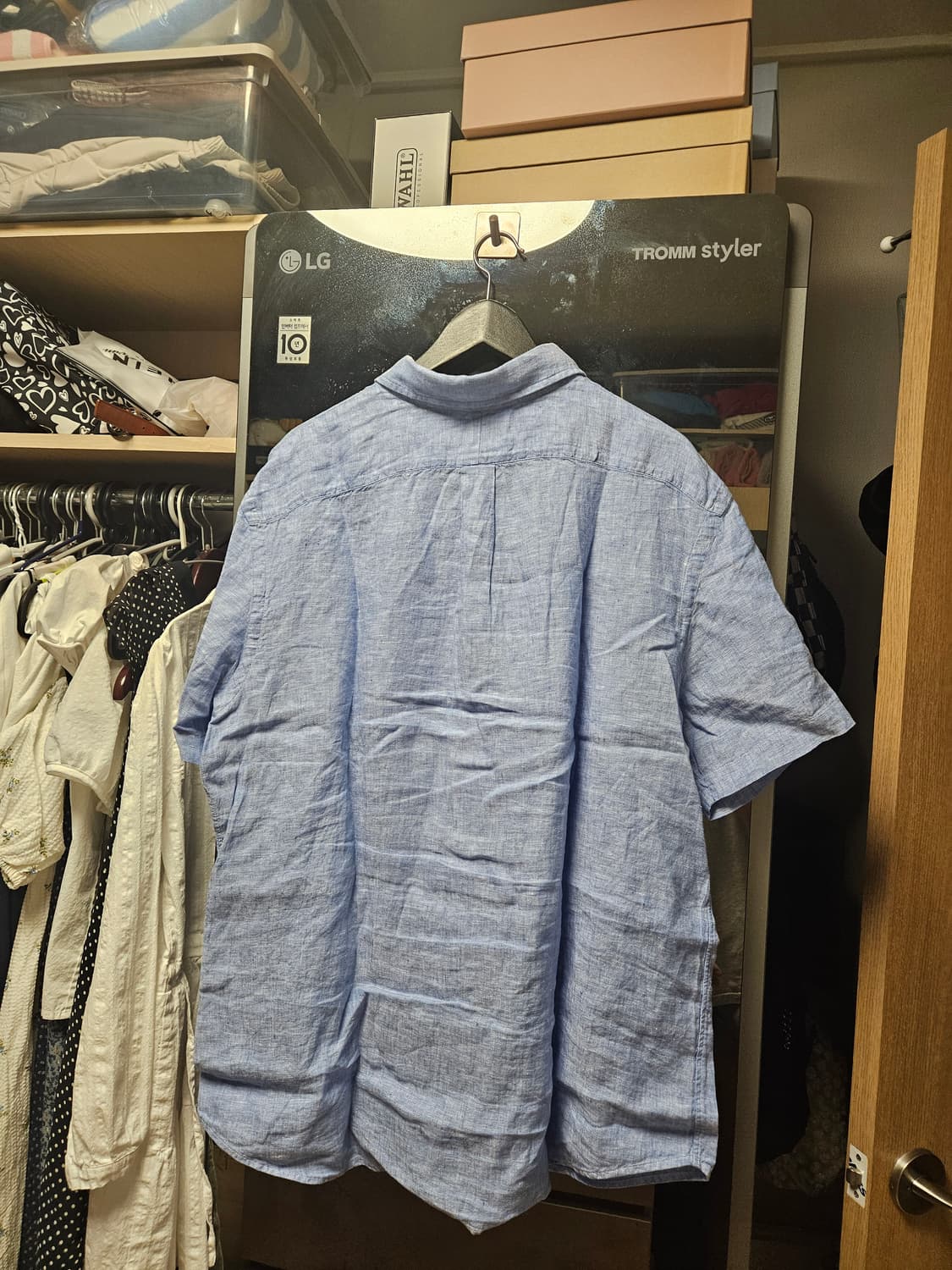 폴로 랄프로렌 린넨 반팔셔츠 상품이미지2