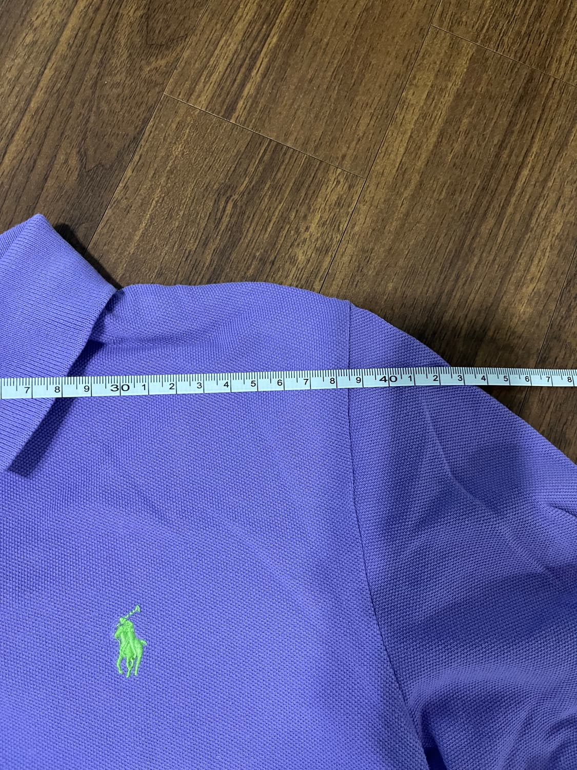 폴로 연보라 반팔 카라티 상품이미지5