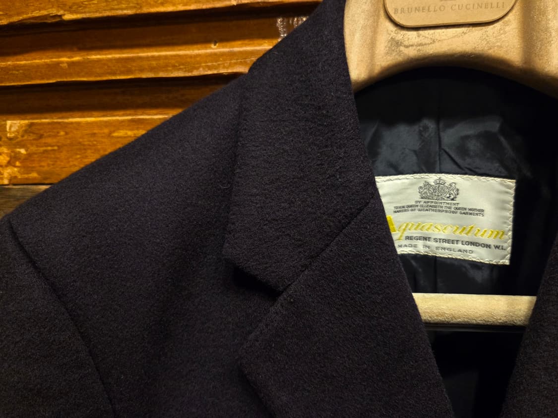 아쿠아스큐텀 캐시미어/울 체스터필드코트  상품이미지3