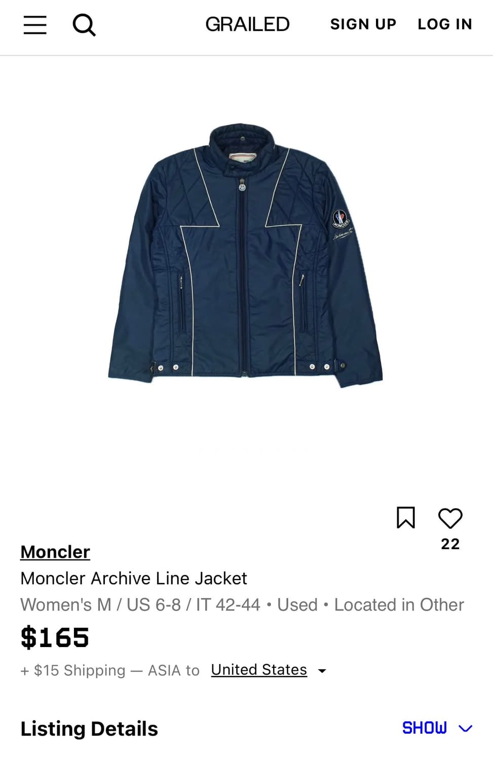 80s 몽클레어 Moncler 스키 자켓 상품이미지10