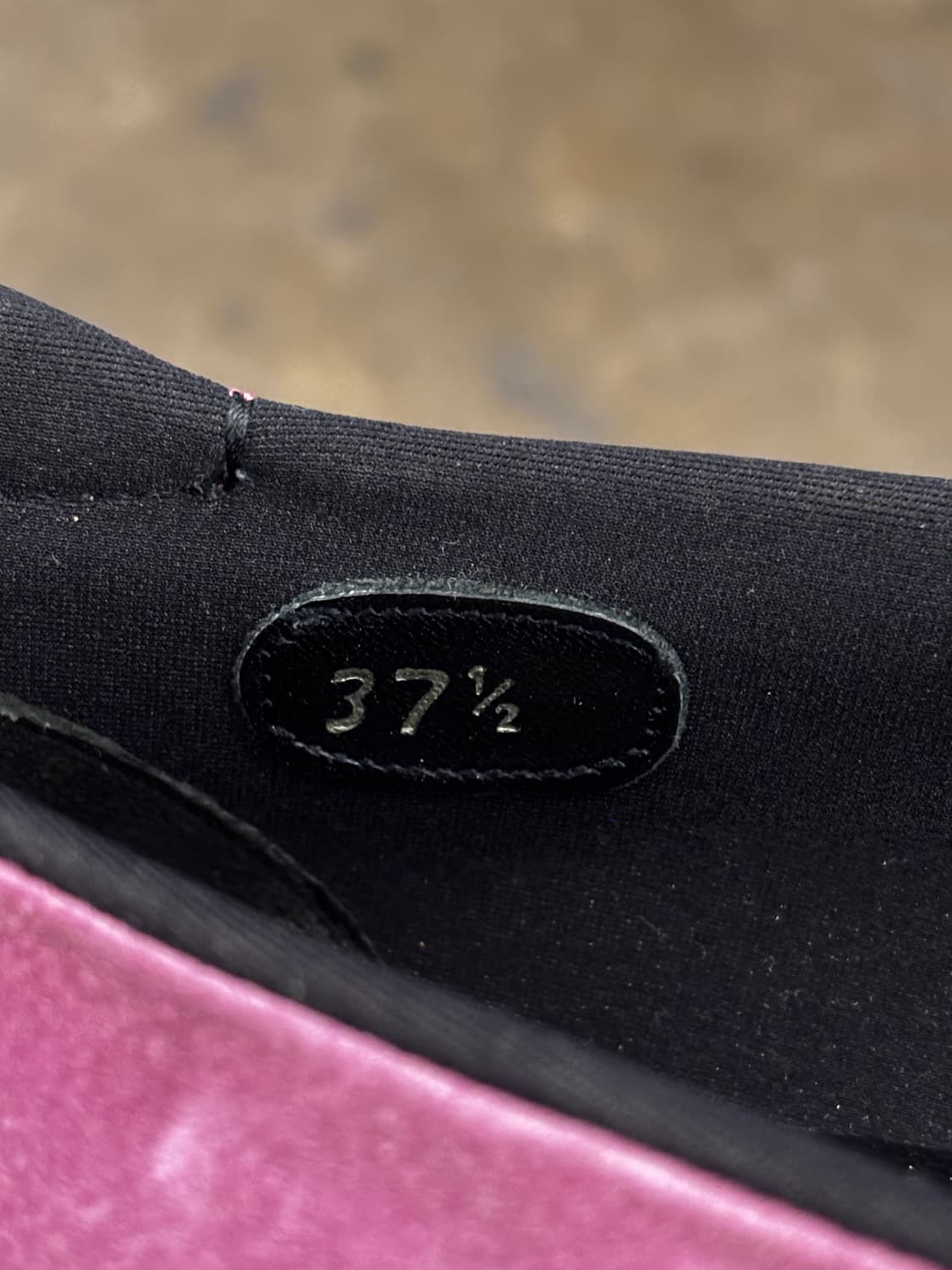 프라다 핑크 스웨이드 힐 37.5 상품이미지7