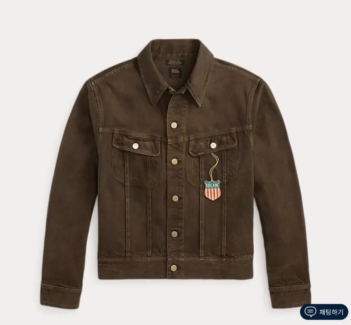 rrl lot271 데님자켓브라운 L 상품이미지1