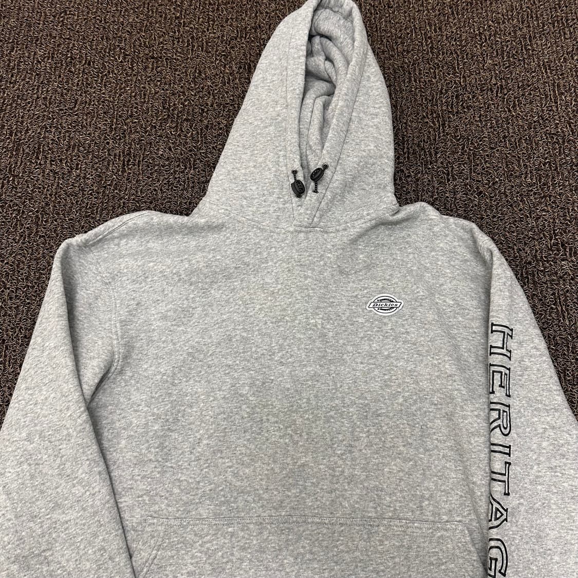 Dickies 디키즈 기모 후드티 그레이 L 상품이미지2