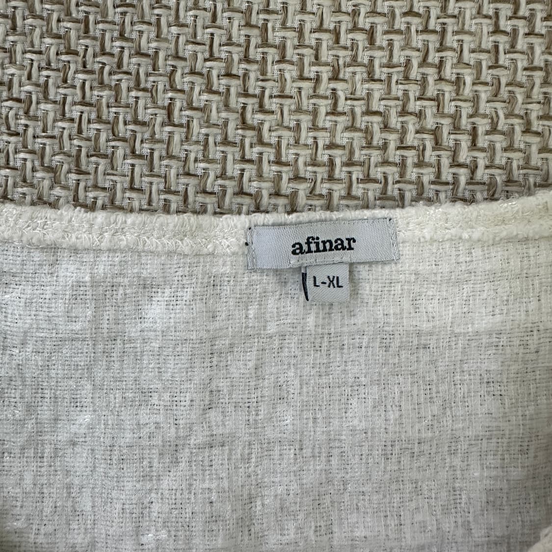 L-XL afinar 여자 트위드 자켓 0415D 상품이미지2