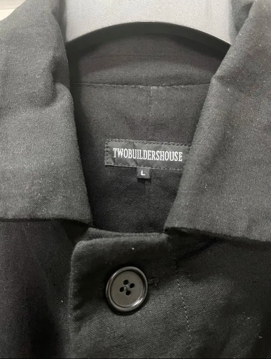 투빌더스하우스 싱글코트 블랙 L사이즈 판매합니다 상품이미지1