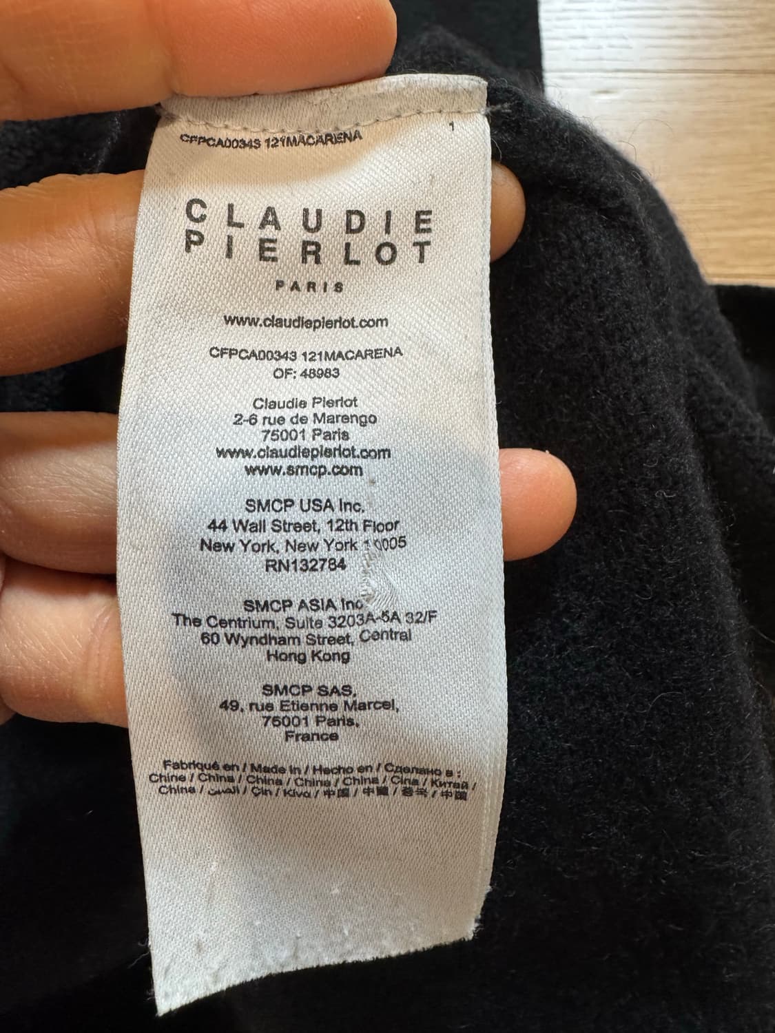 claudie pierlot 끌로디피에로 캐시미어100 가디건 상품이미지4