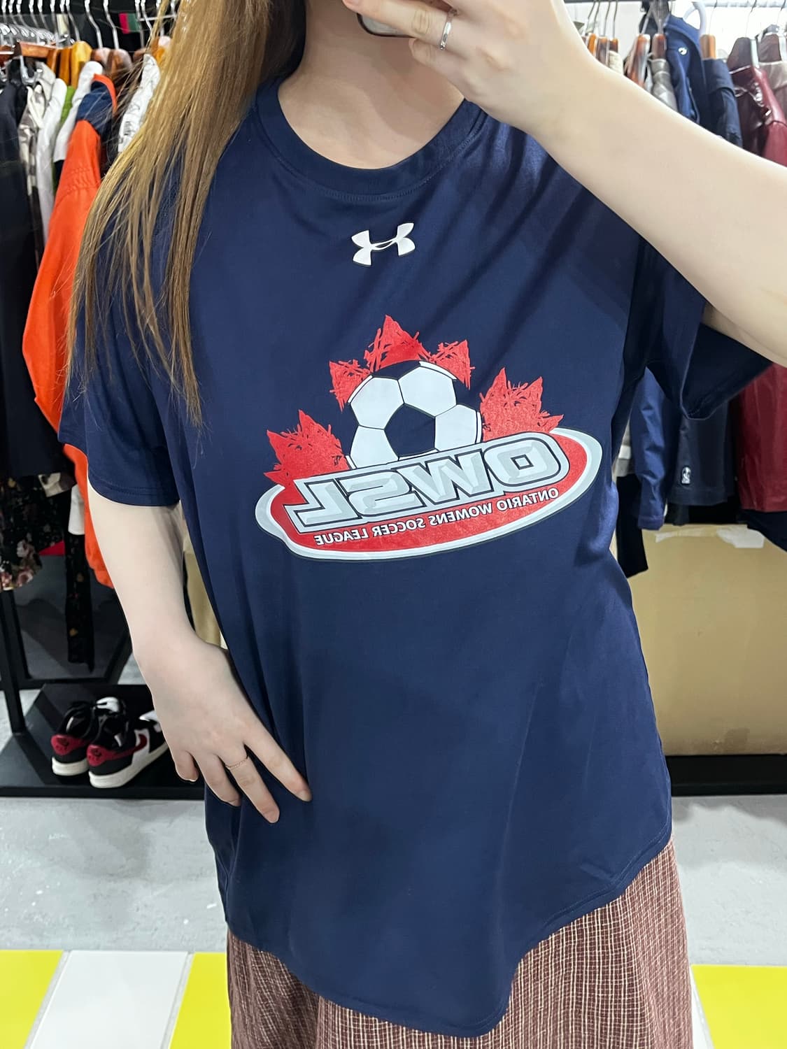 (새상품) 언더아머 기능성 축구 티셔츠 L 상품이미지4