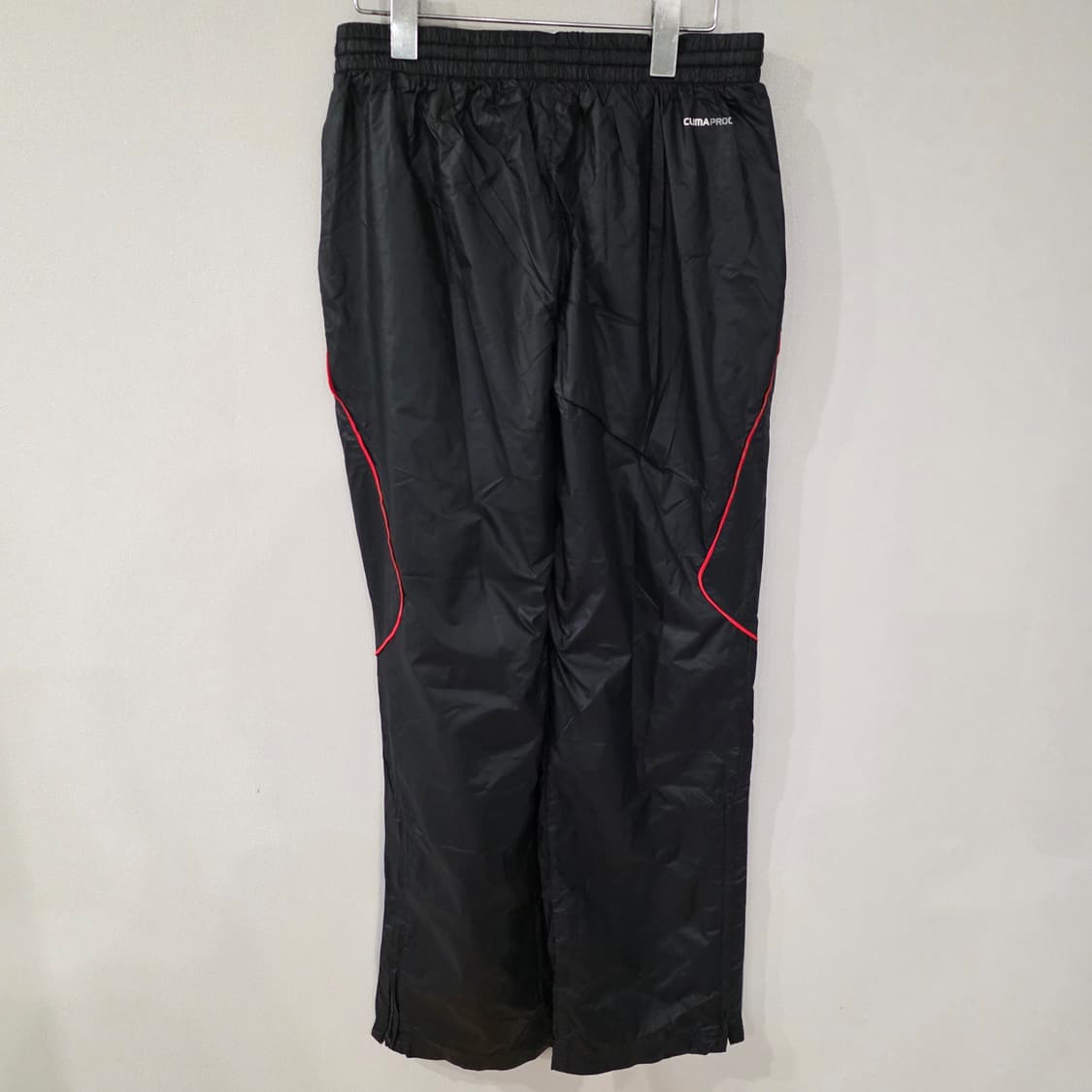 아디다스 우븐 트레이닝 바지 블랙/레드 095 상품이미지2