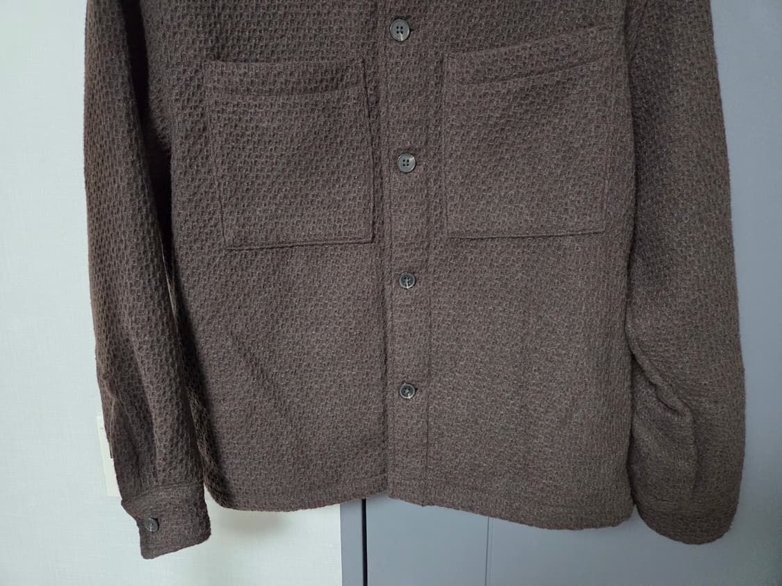 (새상품) 남자 울자켓 브라운 100,105 XL 판매합니다.H&M 상품이미지4