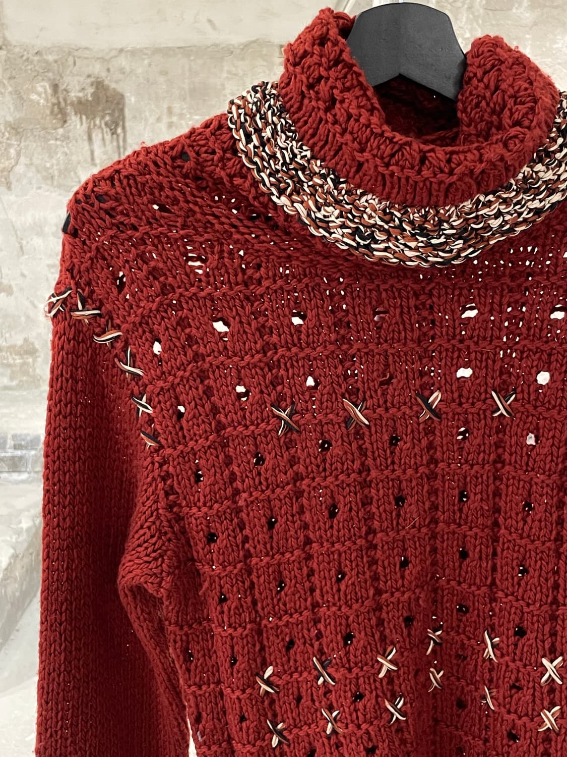 겐조 블러드 플레어 슬리브 터틀넥 울 스웨터 상품이미지2