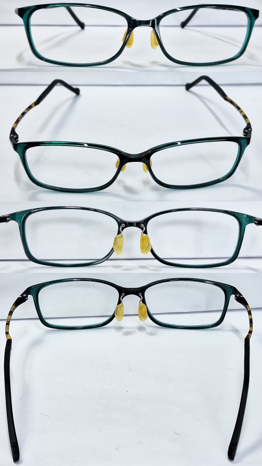 Zoff SMART 조프 스키니 울템 그린 호피 초경량 안경테 54mm 상품이미지6