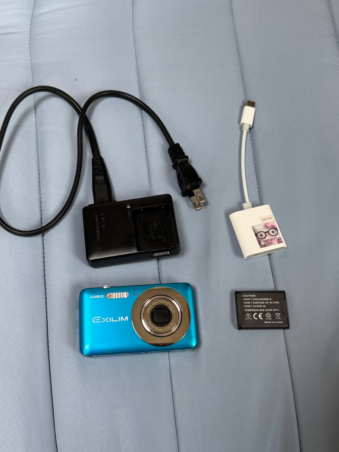 카시오 ex- z800 블루 빈티지 디카 엑슬림 카메라 상품이미지1