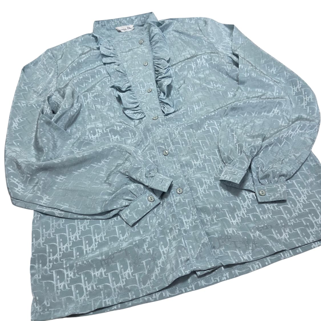 Caristian Dior 디올 JPN 빈티지 프릴 블라우스  상품이미지3