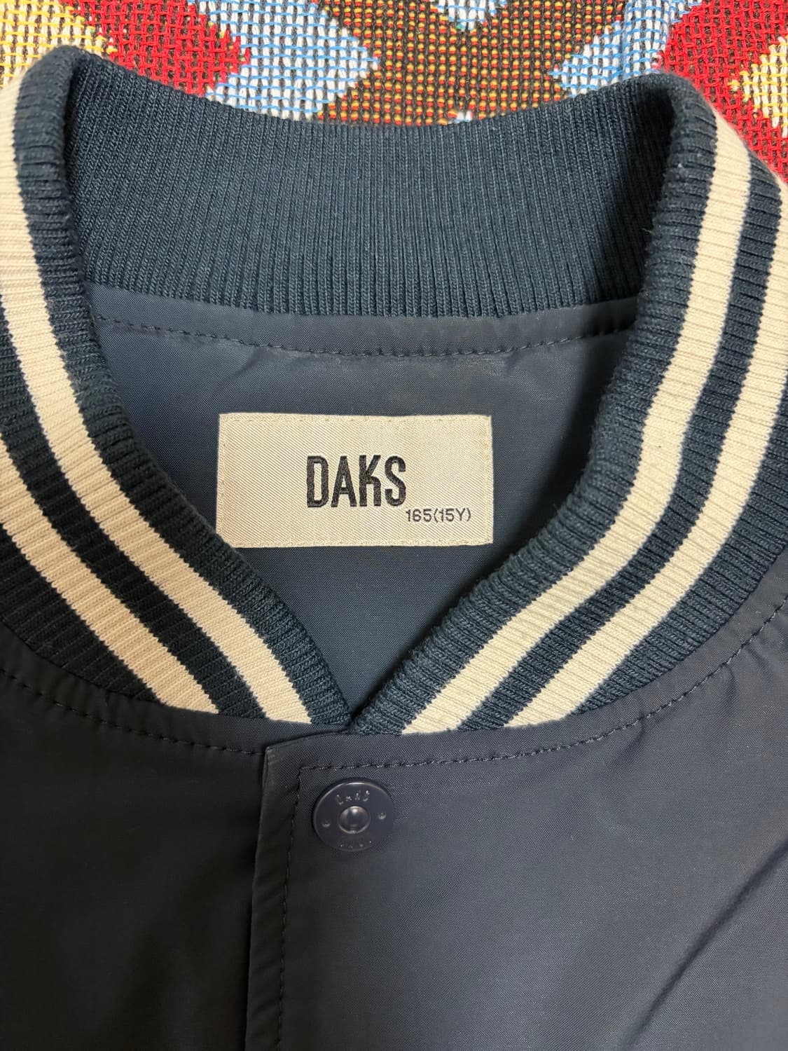 44-55) 닥스 여성 바시티 스타디움 자켓 네이비 상품이미지3