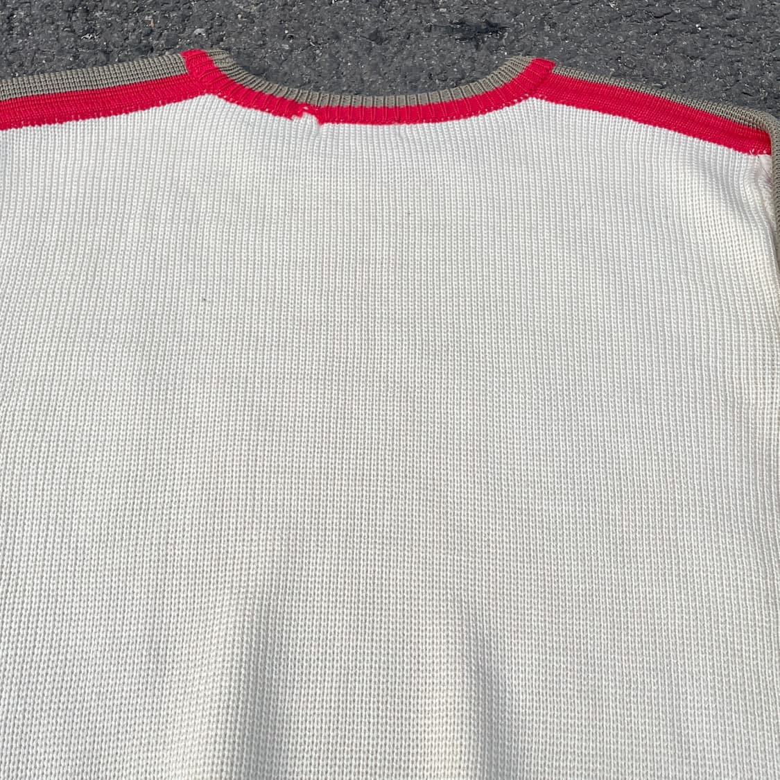 80s Nike 한국나이키 아카이브 와플 배색 올드스쿨 니트 스웨터 L 상품이미지7