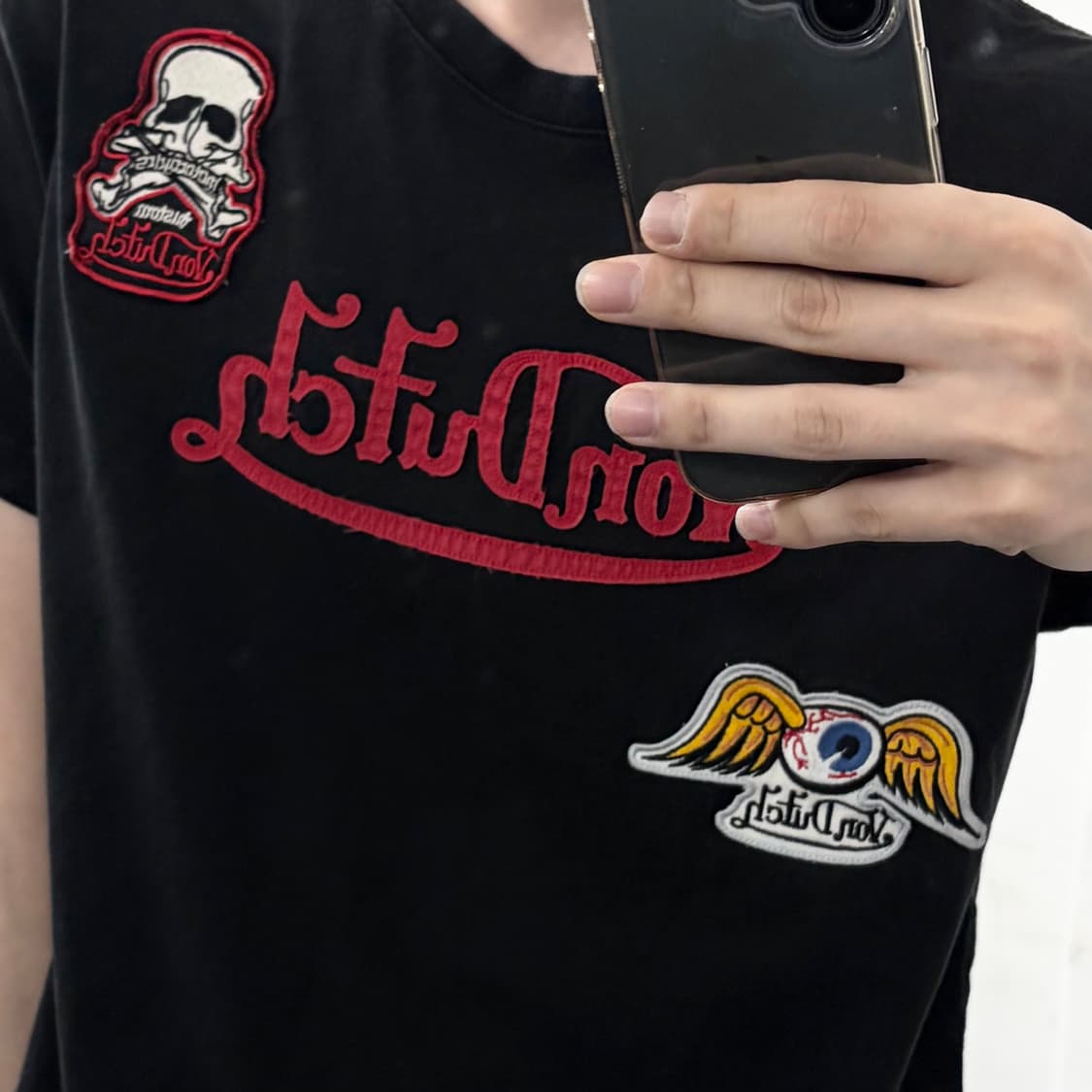 본더치 패치워크 반팔 티셔츠 상품이미지3