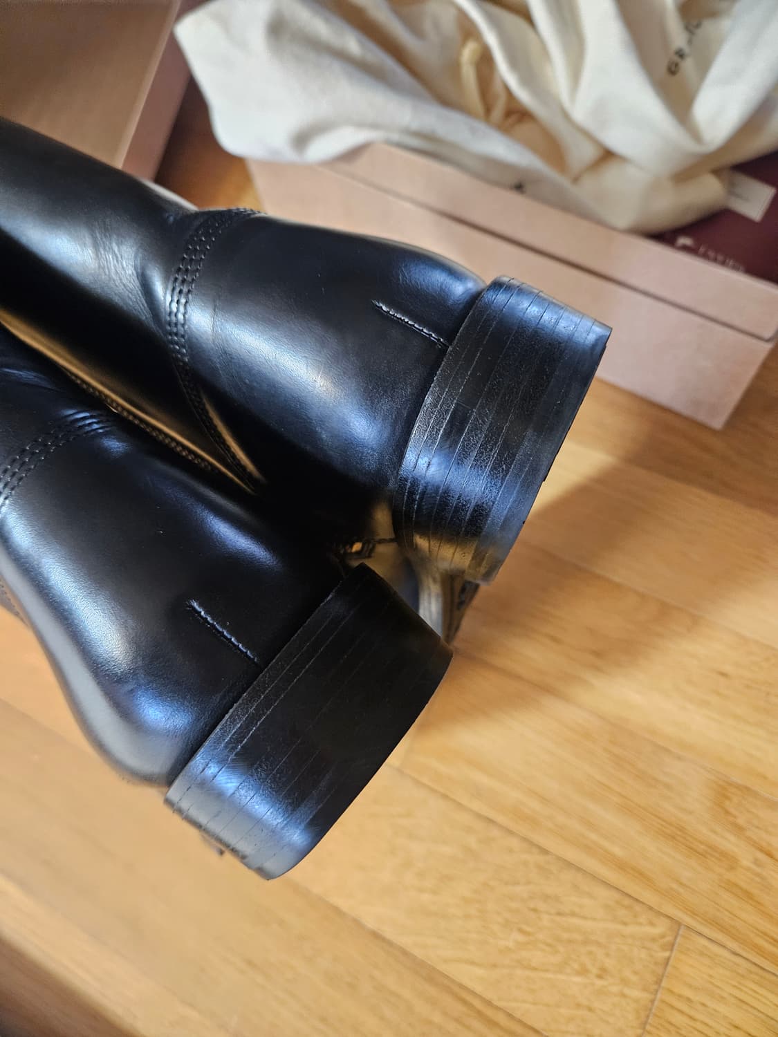 Grant stone Elias Side-Zip Black Chromex 상품이미지4