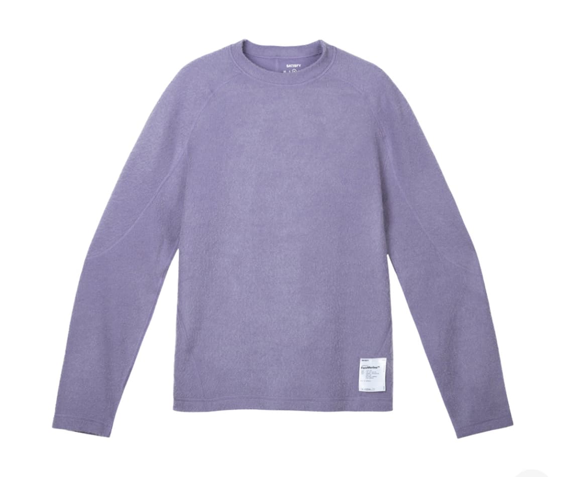 새티스파이 퍼즈메리노 롱 티셔츠 더스크 M 상품이미지1