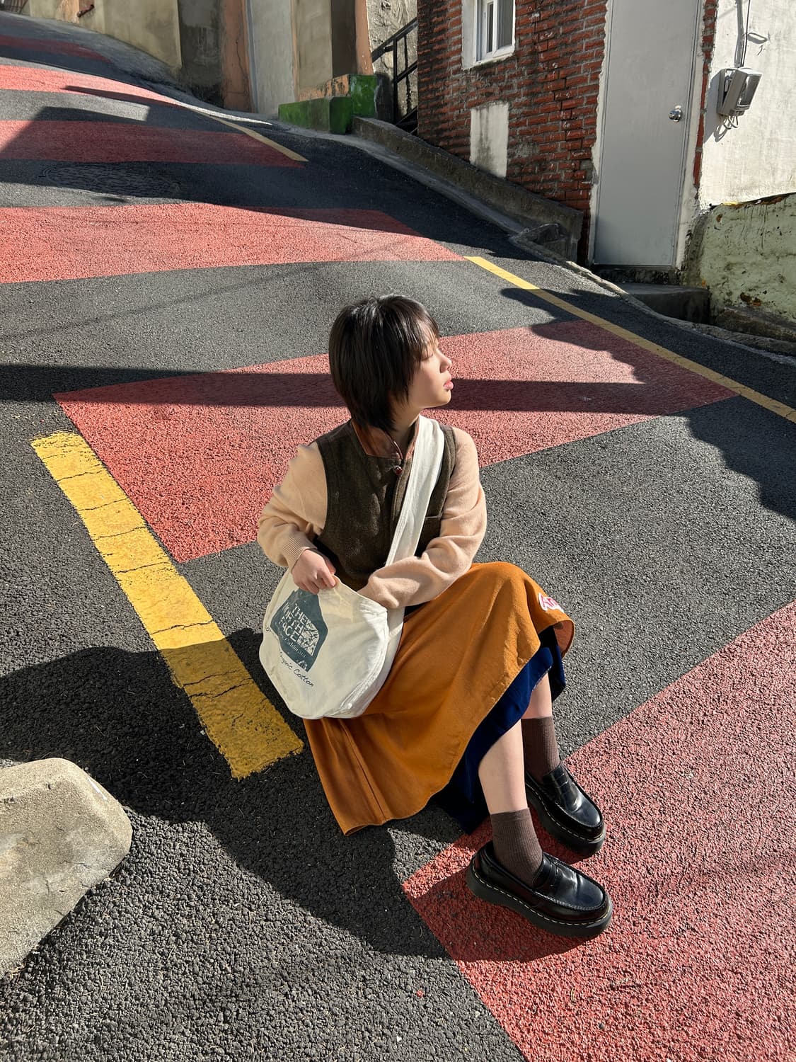 노스페이스 면크로스백 상품이미지2