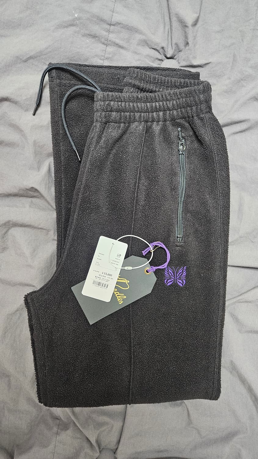 니들스 스튜디오스 별주 플리스 팬츠  블랙 XS 상품이미지4