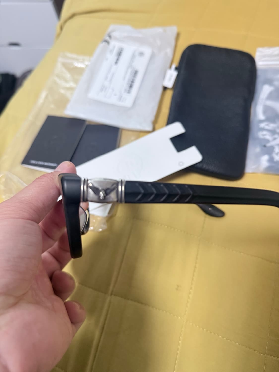 크롬하츠 WELL HELL YEAH 뿔테 안경 무광 블랙 상품이미지4