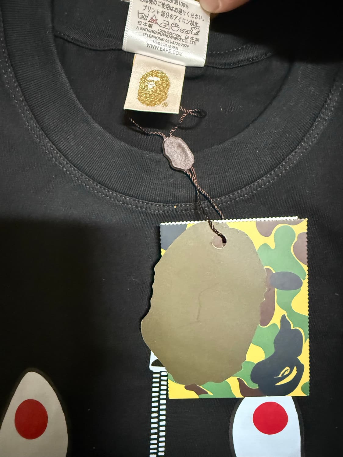 베이프 샤크 반팔 티셔츠 블랙 상품이미지2