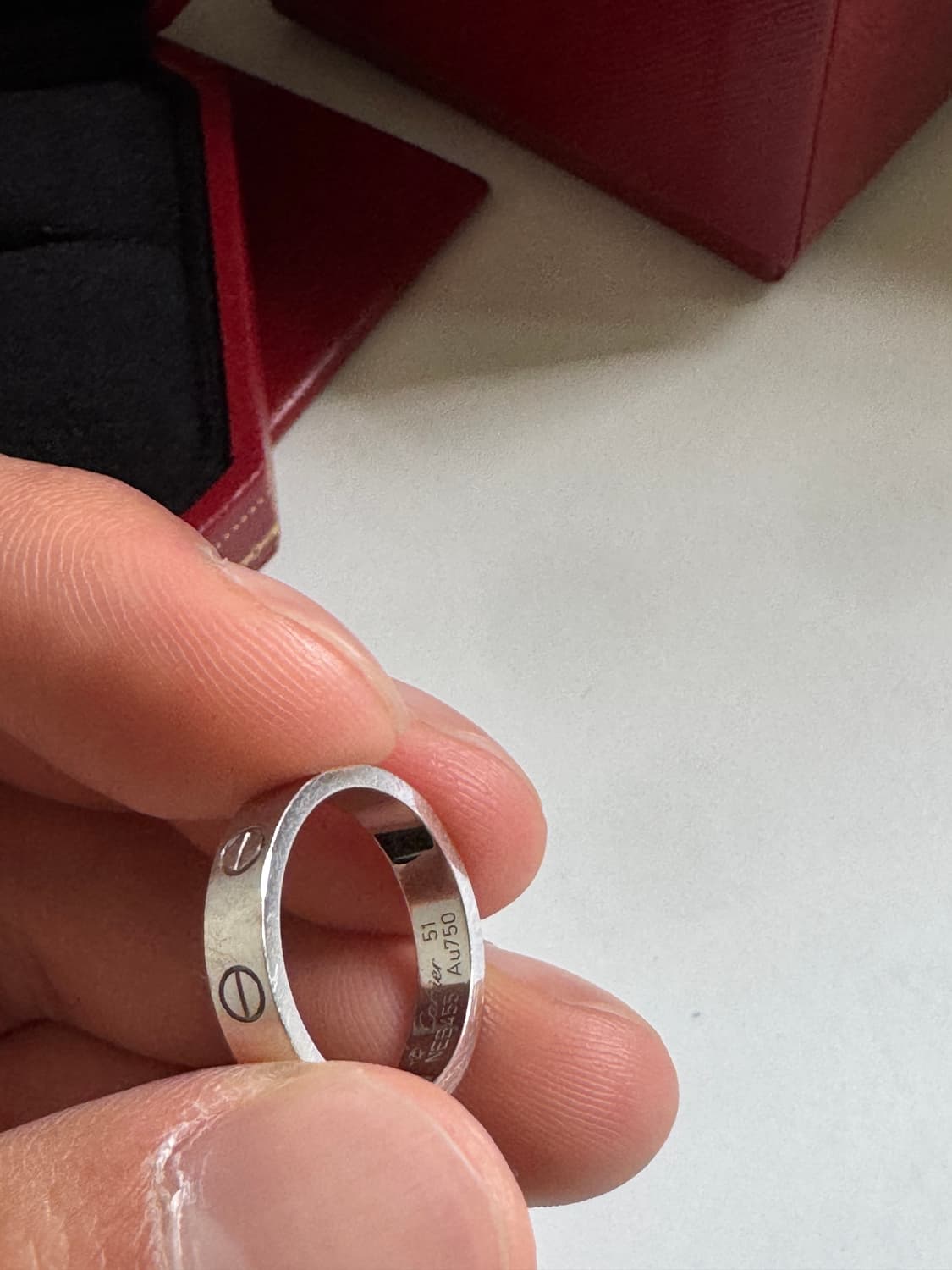 까르띠에 러브링 다이아 제품 풀구성 판매 상품이미지5