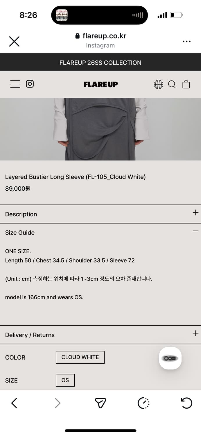 FLARE UP Layered Bustier Long Sleeve 상품이미지5