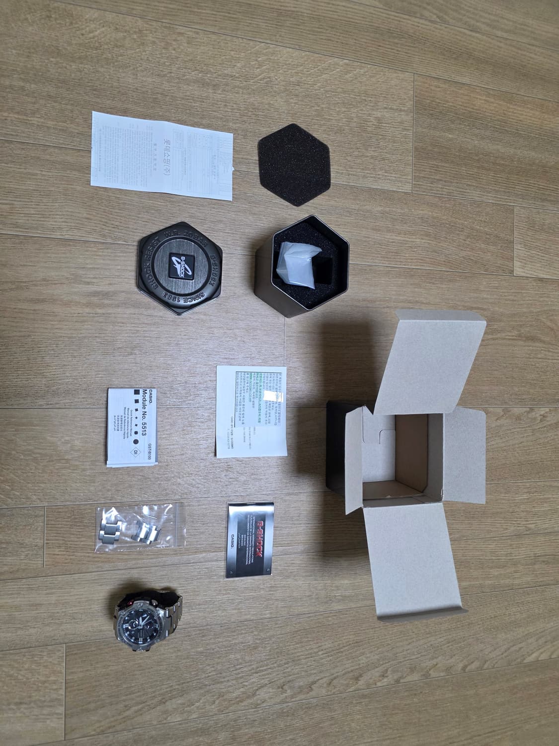 G-shock(지쇼크)지샥 G-STEEL(지스틸) GST-B100D-1A 상품이미지1